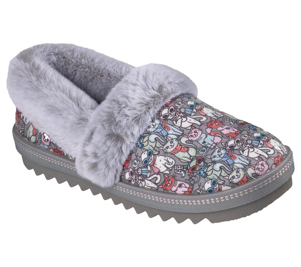 BOBS Cozy Kiss - Knit Kitty — GRAY / MULTI