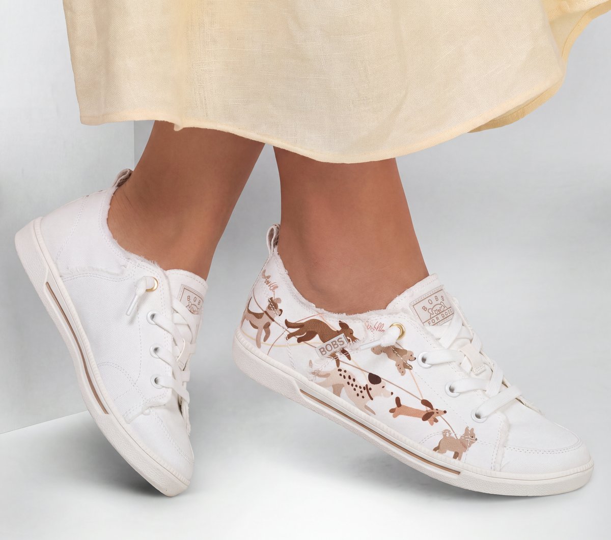 BOBS B Cute 2.0 - Pup Stroll — WHITE / MULTI