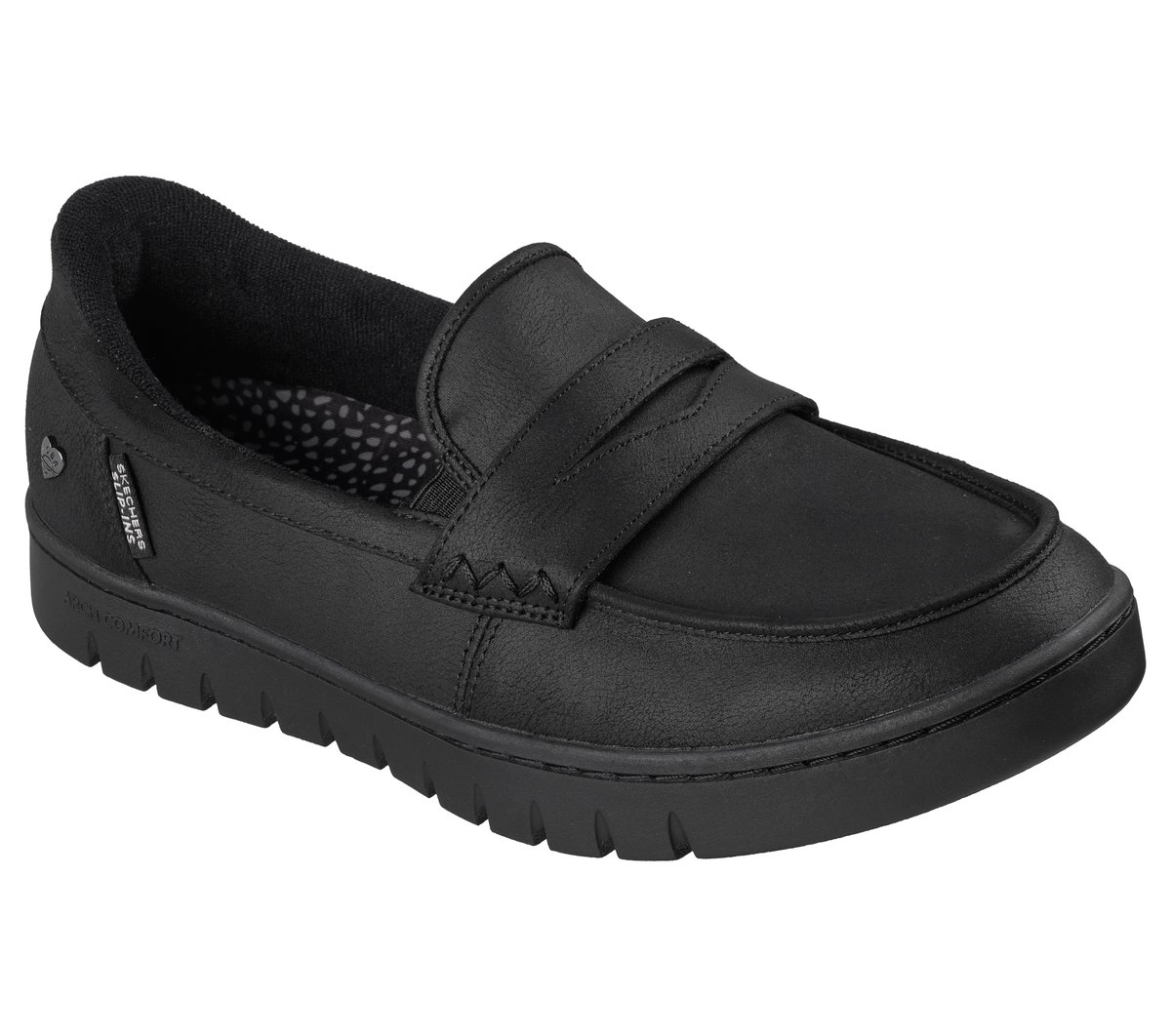 Skechers Slip-ins: BOBS Arch Comfort Sunfest — BLACK
