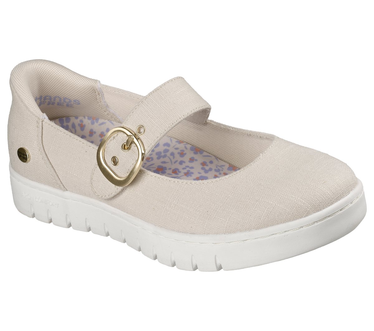 Skechers Slip-ins: BOBS Arch Comfort Sunfest - Easy Charm — NATURAL