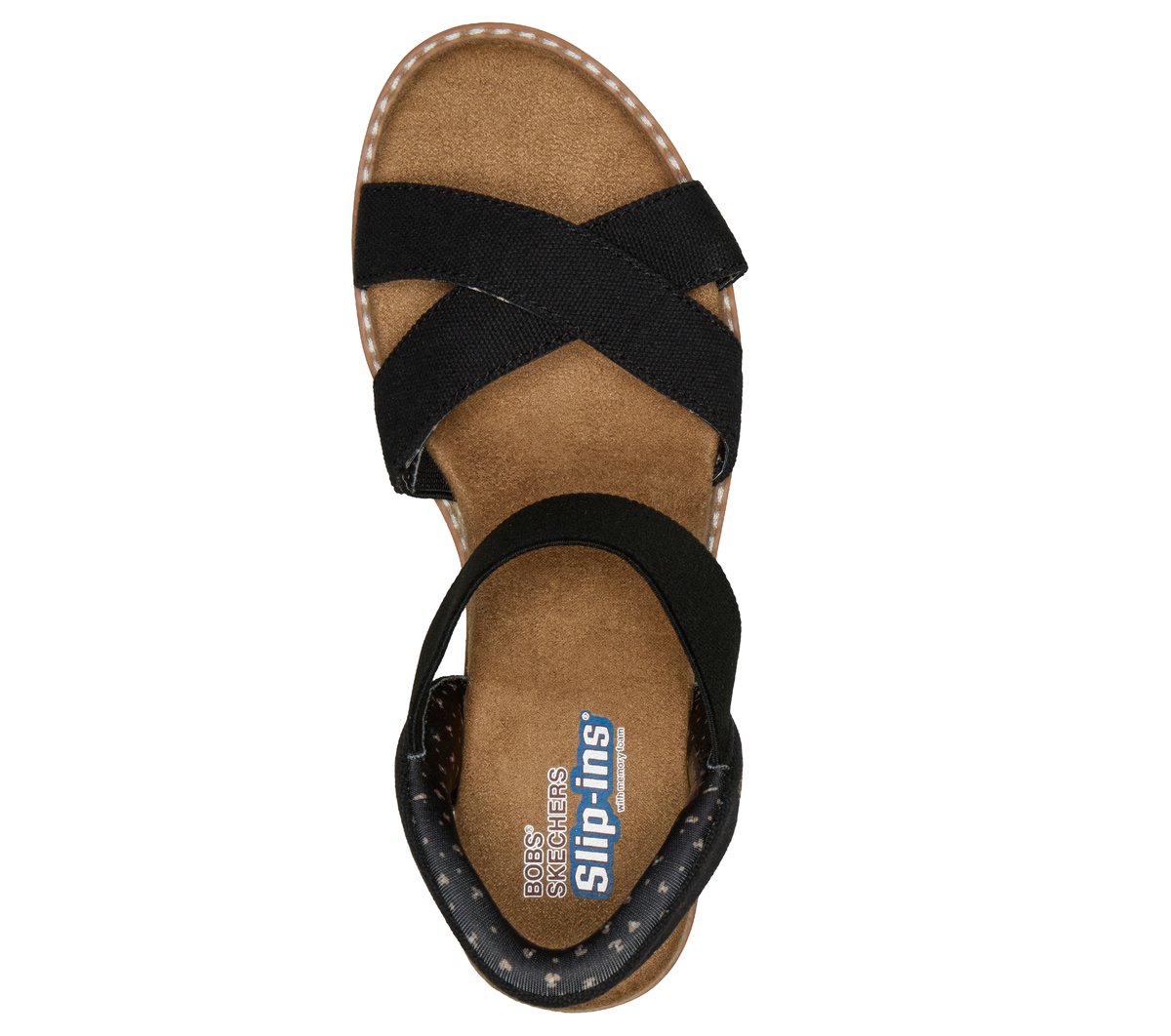 Skechers Slip-ins: BOBS Desert Kiss - Golden Lily — BLACK