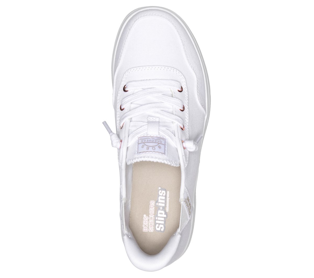 Skechers Slip-ins: BOBS Skip Cute - Keep It Sweet — WHITE