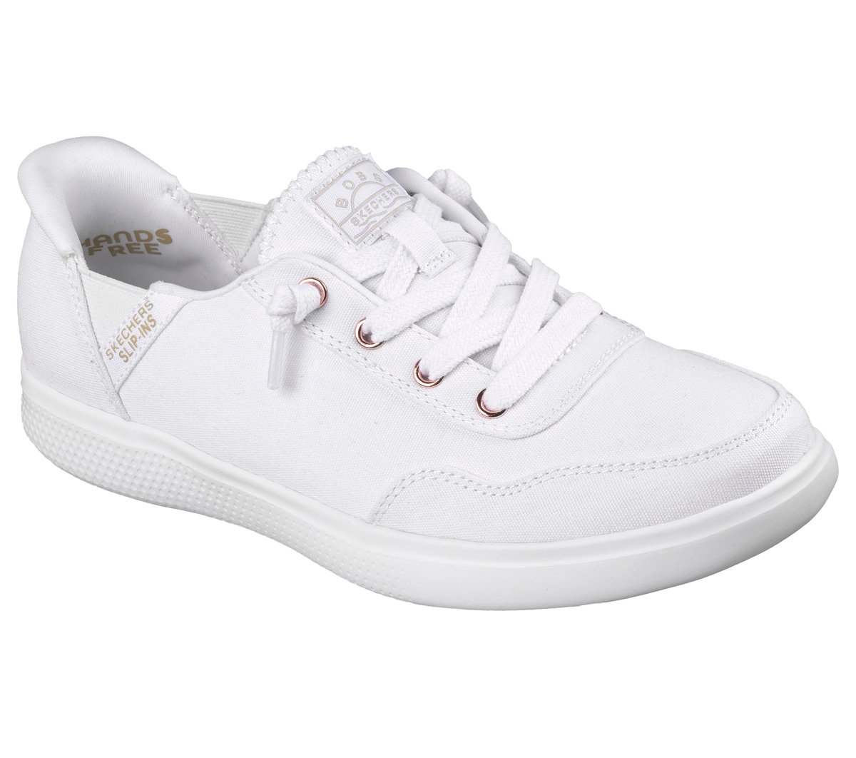Skechers Slip-ins: BOBS Skip Cute - Keep It Sweet — WHITE