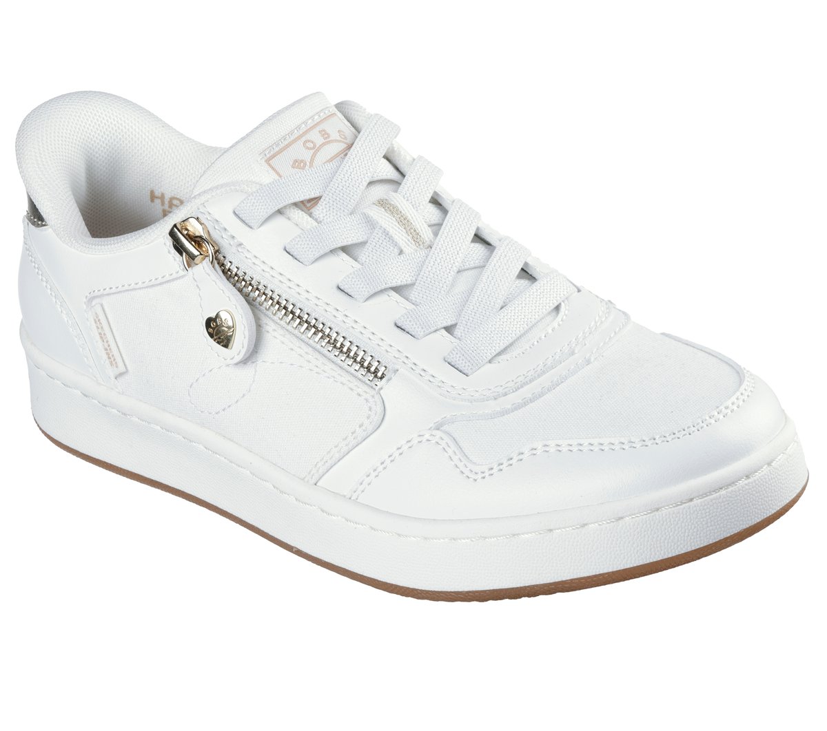 Skechers Slip-ins: BOBS B Cute Court - Dainty Charm — WHITE