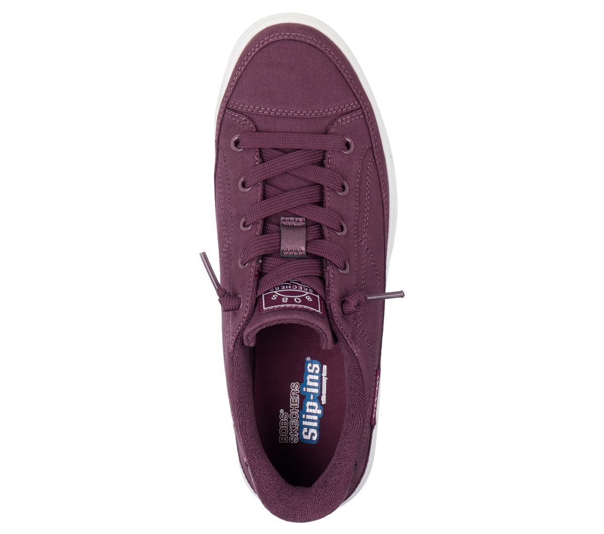 Skechers Slip-ins: BOBS Social — BURGUNDY