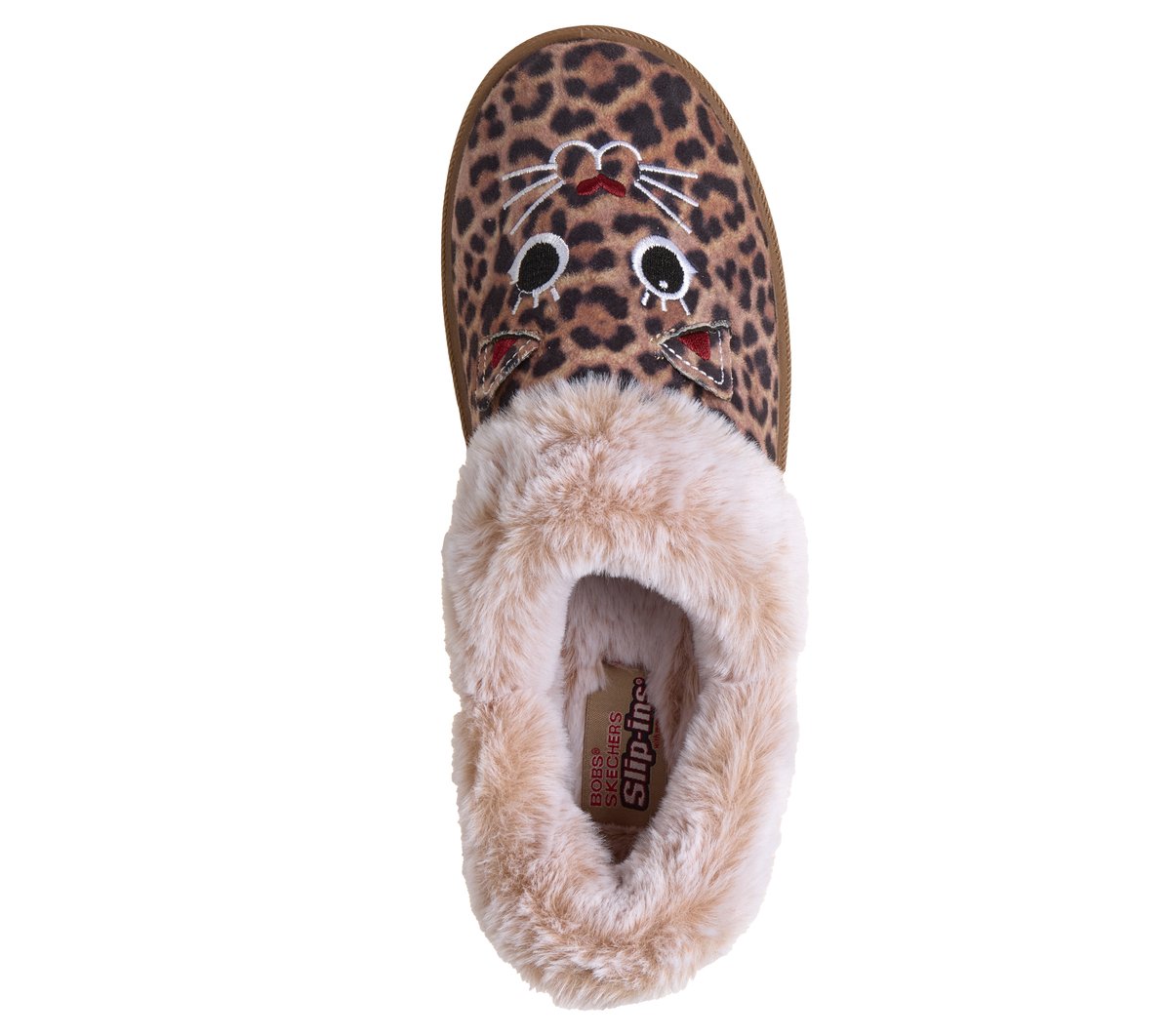 Skechers Slip-ins: BOBS Cozy Kiss - Meow PJs — LEOPARD