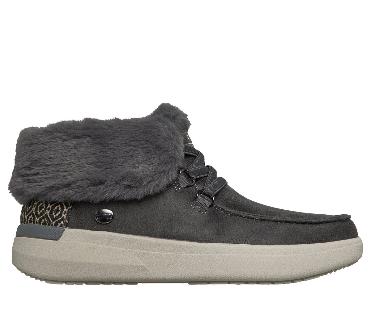 Skechers Slip-ins: BOBS Skip Cloud - Sky HI — CHARCOAL
