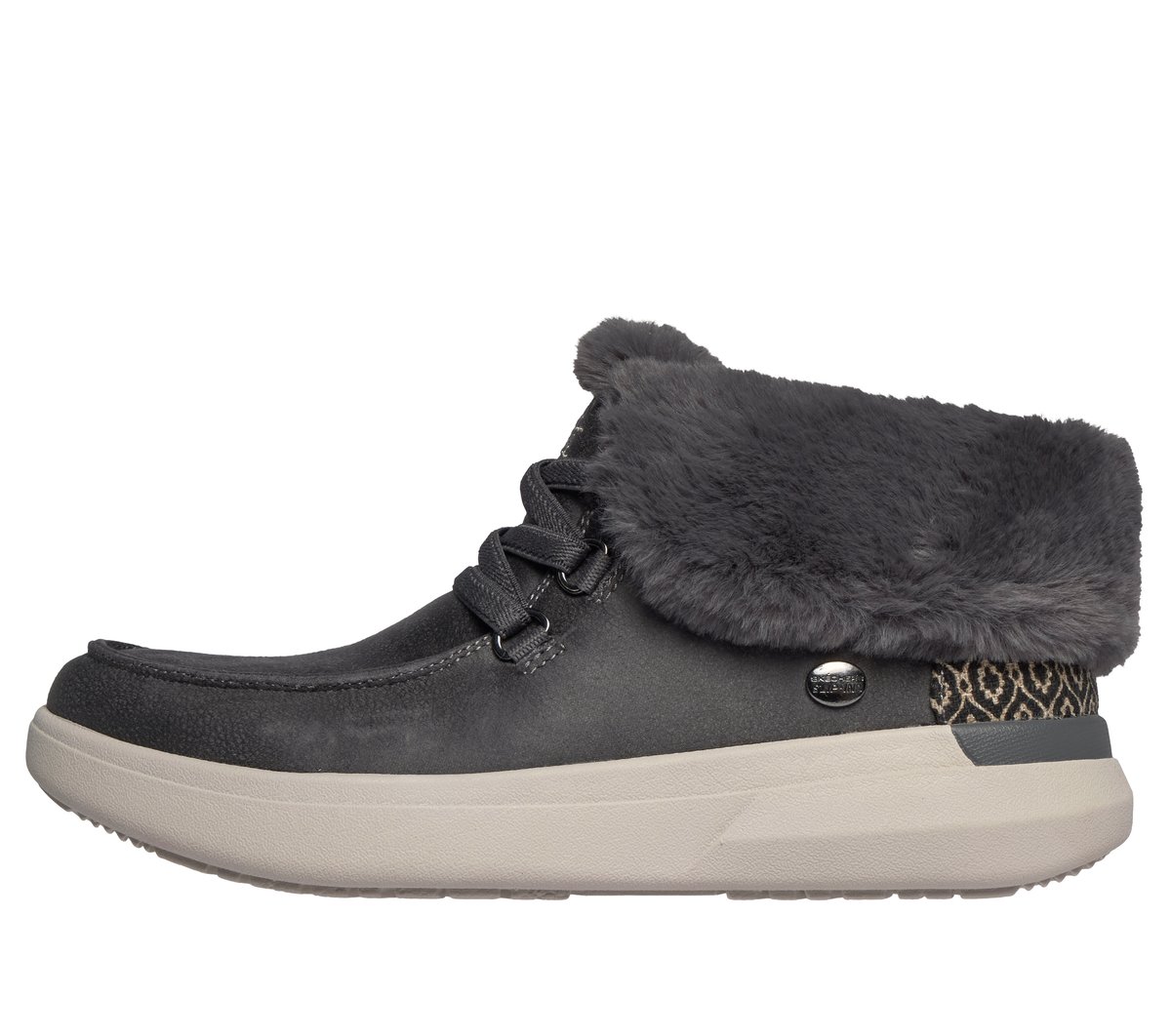 Skechers Slip-ins: BOBS Skip Cloud - Sky HI — CHARCOAL