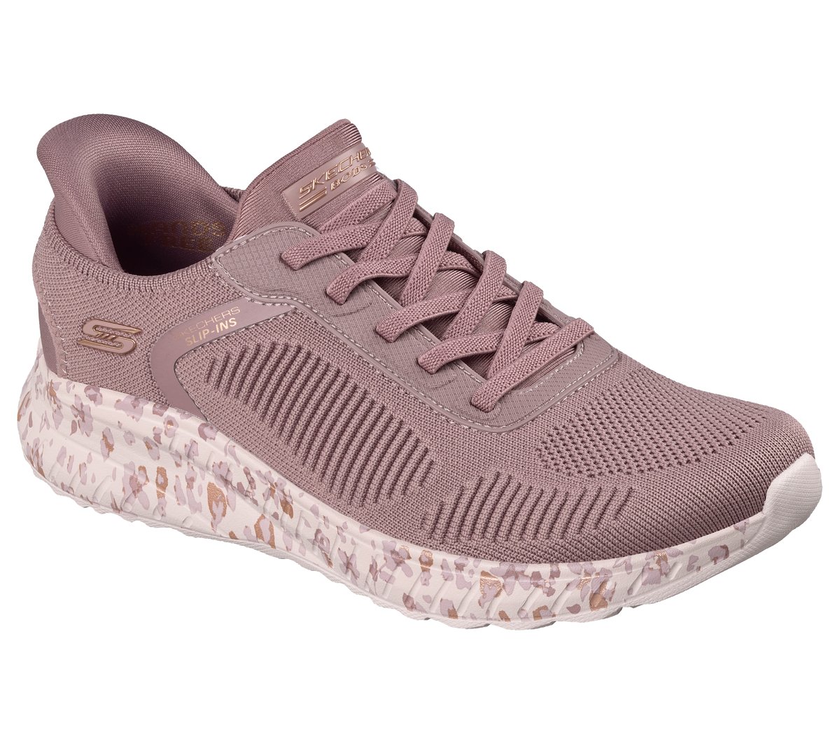 Skechers Slip-ins: BOBS Sport Squad Chaos - Urban Drift — LIGHT MAUVE