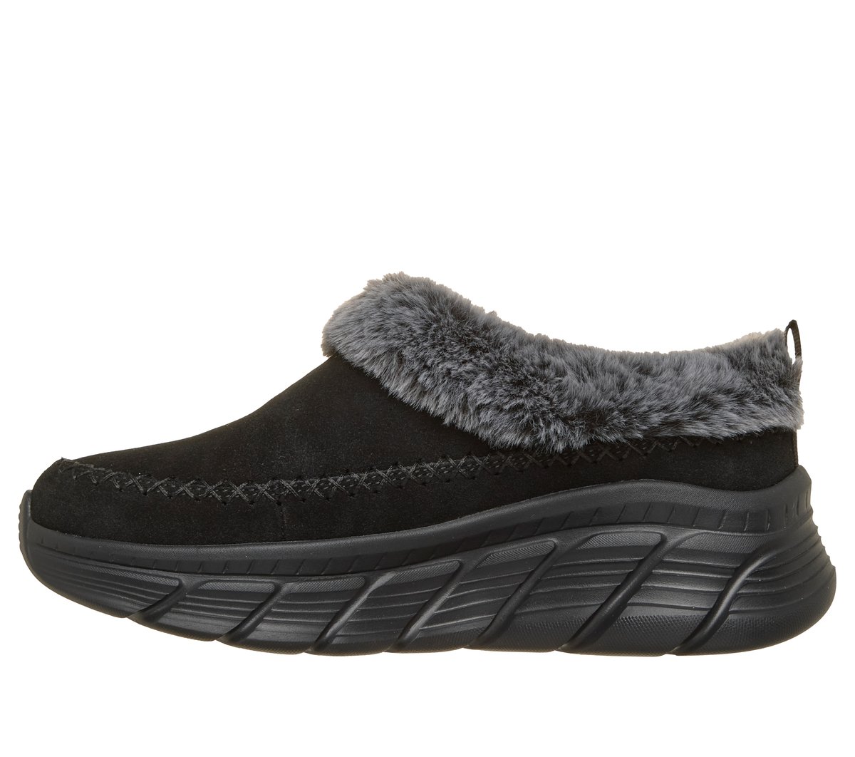 Relaxed Fit: BOBS Sport B Flex HI - Fur Luxe — BLACK
