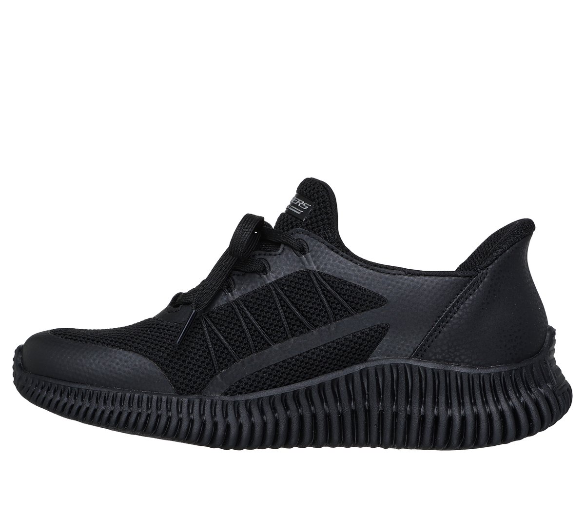 Skechers Slip-ins: BOBS Geo Lite - Divine Pace — BLACK