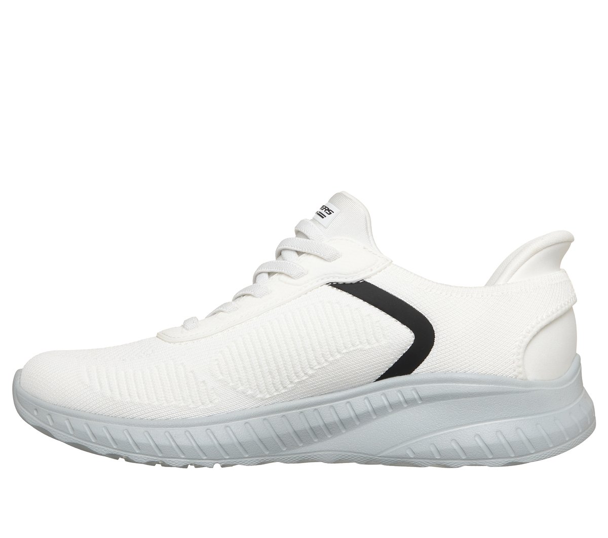 Skechers Slip-ins: BOBS Sport Squad Chaos — BLANCO / GRIS