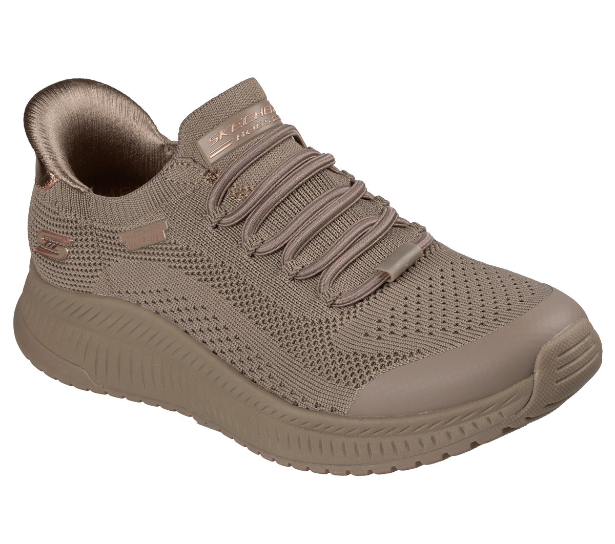 Skechers Slip-ins: BOBS Squad 4 - Dire Step — DARK TAUPE