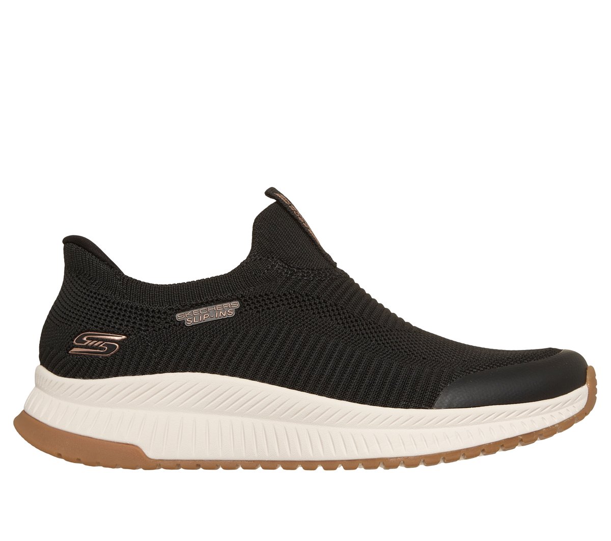 Skechers Slip-ins: BOBS Sport Squad 4 - Lead Look — BLACK