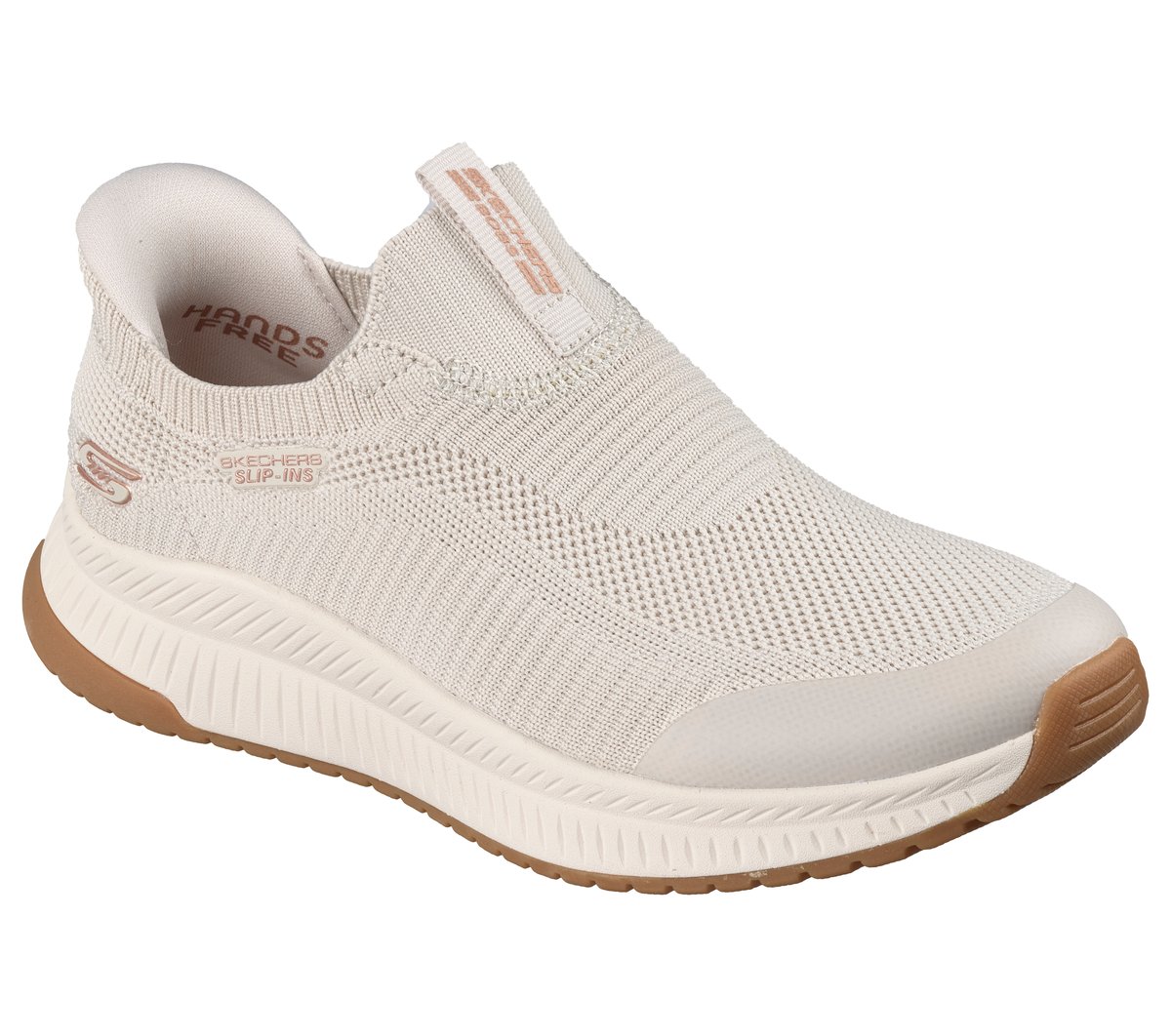 Skechers Slip-ins: BOBS Sport Squad 4 - Lead Look — OFF WHITE