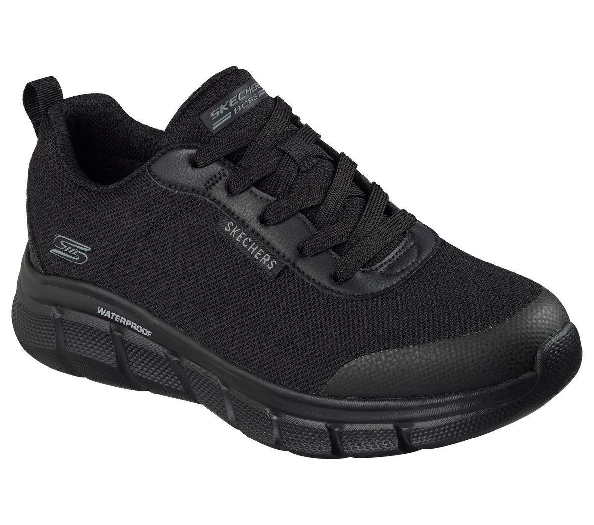 Waterproof: Skechers BOBS Sport B Flex - Rainy Edge — BLACK