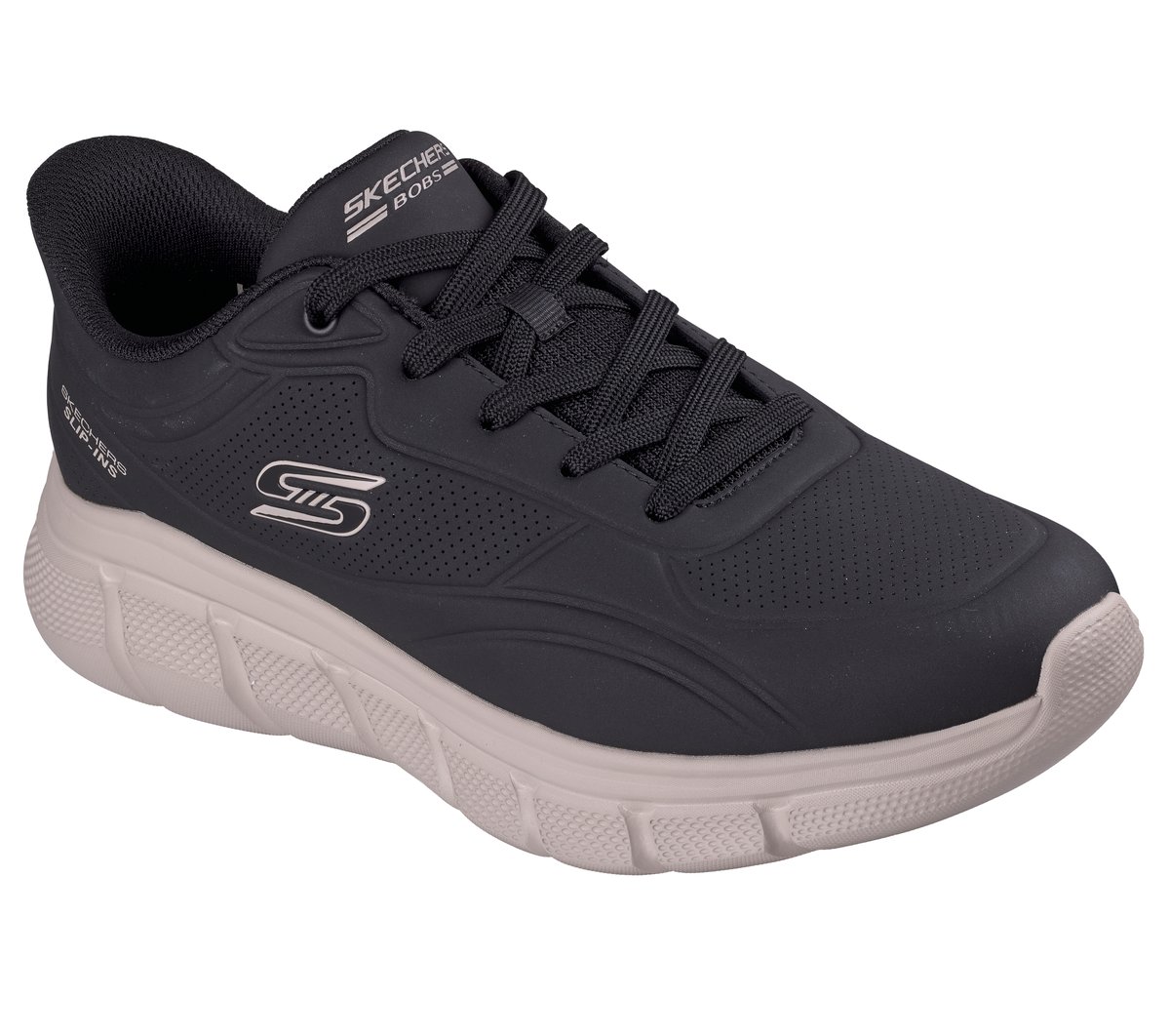 Skechers Slip-ins: BOBS Sport B Flex - Smooth Edge — BLACK