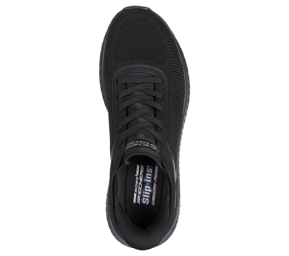 Skechers Slip-ins: BOBS Sport Squad Chaos - Solid Step — BLACK