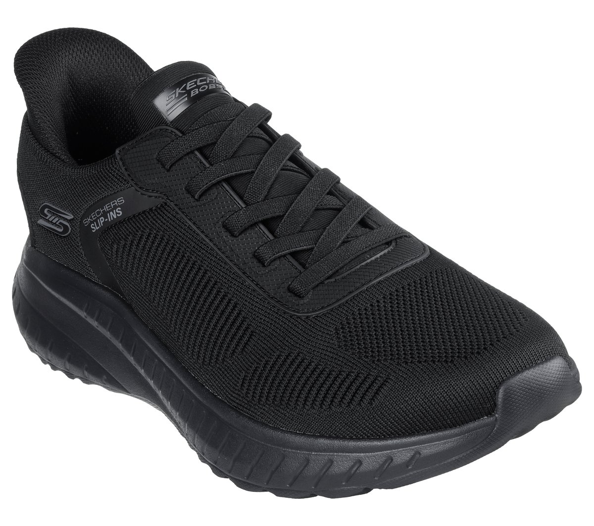 Skechers Slip-ins: BOBS Sport Squad Chaos - Solid Step — BLACK