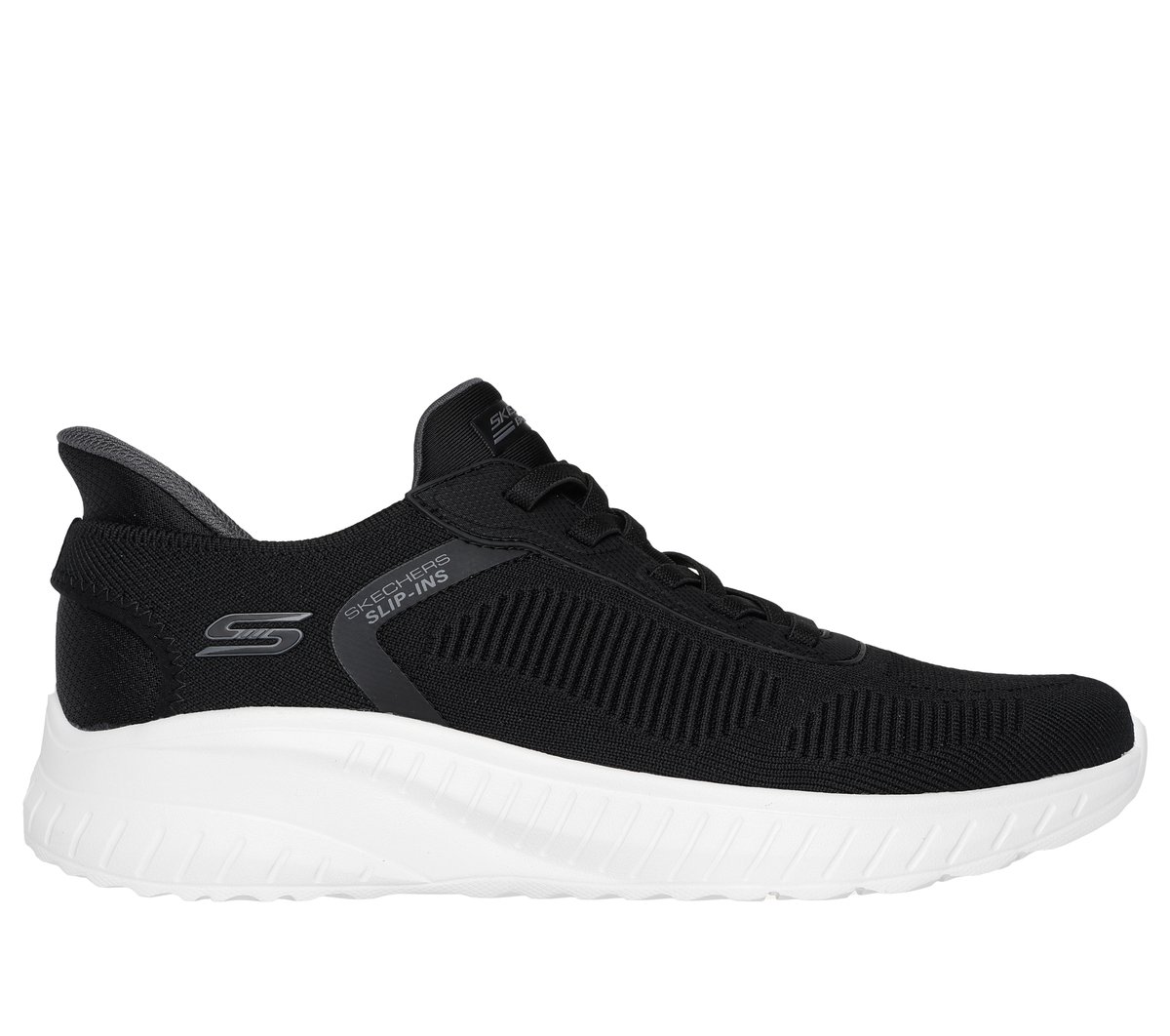 Skechers Slip-ins: BOBS Sport Squad Chaos - Solid Step — BLACK