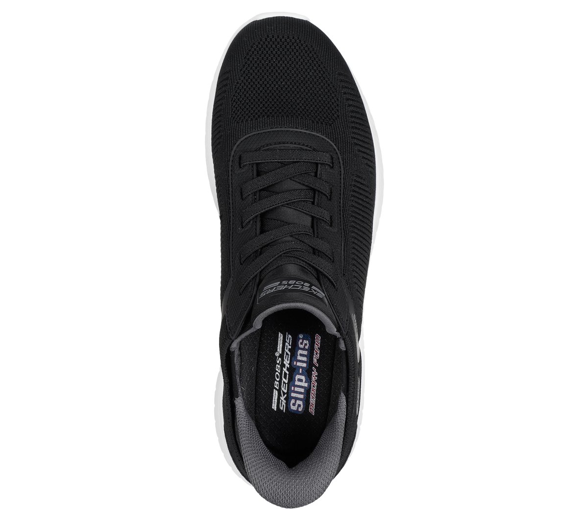 Skechers Slip-ins: BOBS Sport Squad Chaos - Solid Step — BLACK