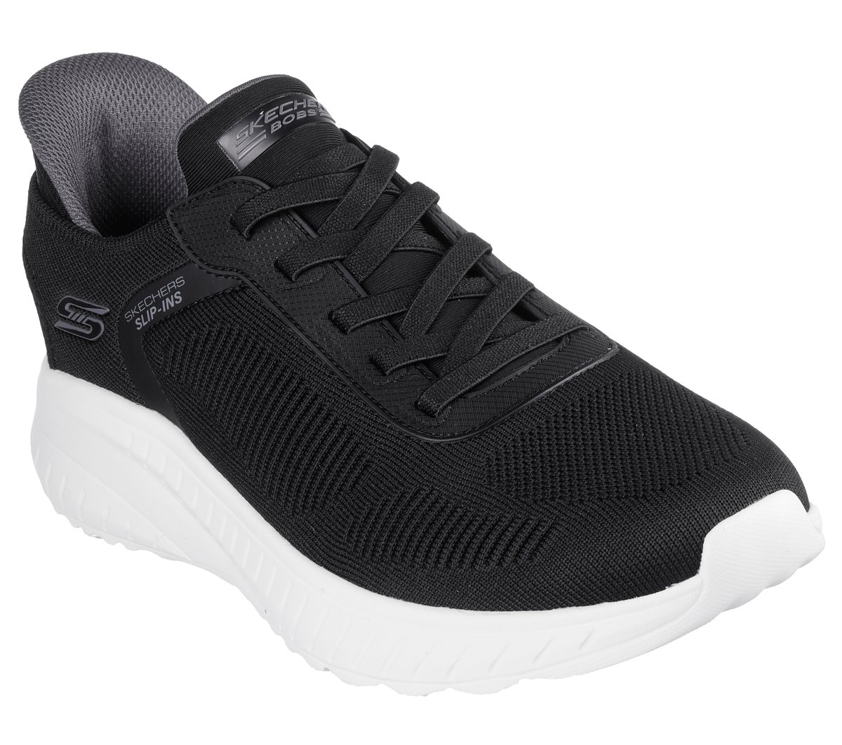 Skechers Slip-ins: BOBS Sport Squad Chaos - Solid Step — BLACK