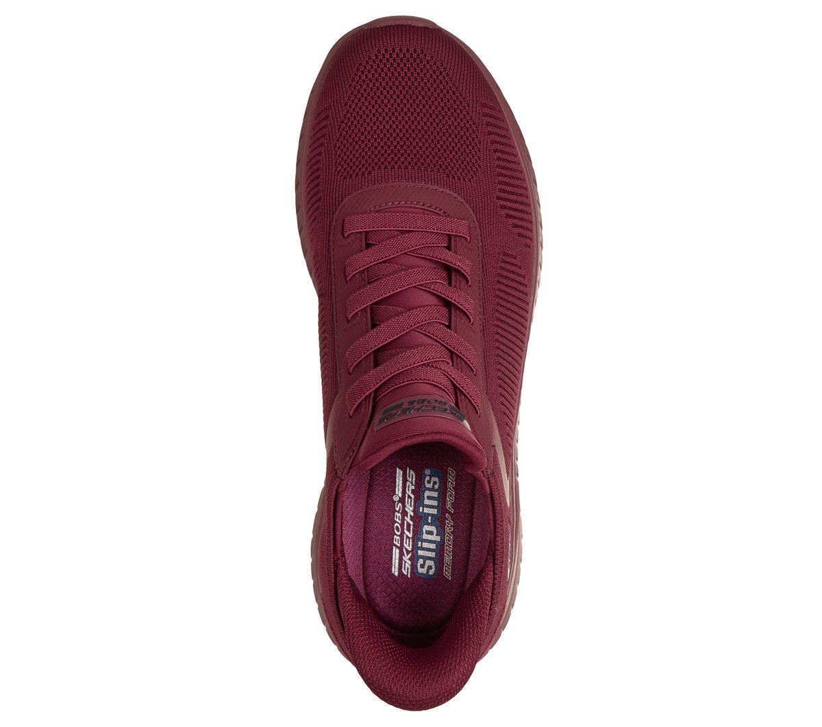 Skechers Slip-ins: BOBS Sport Squad Chaos - Solid Step — BURGUNDY