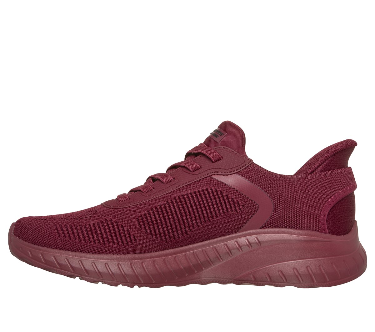 Skechers Slip-ins: BOBS Sport Squad Chaos - Solid Step — BURGUNDY