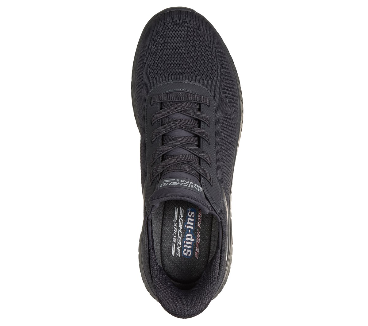 Skechers Slip-ins: BOBS Sport Squad Chaos - Solid Step — DARK CHARCOAL