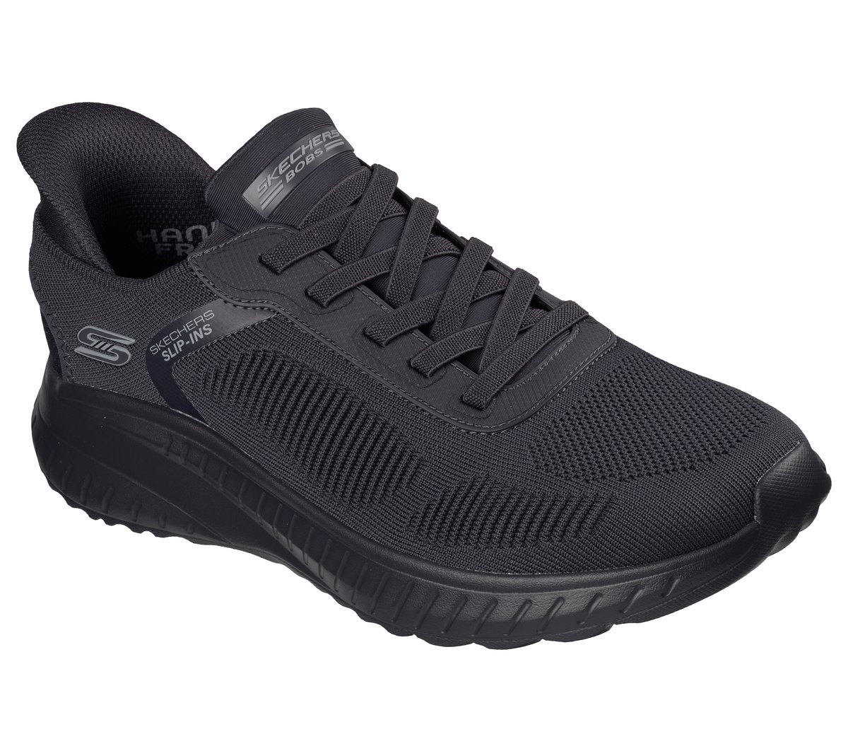 Skechers Slip-ins: BOBS Sport Squad Chaos - Solid Step — DARK CHARCOAL