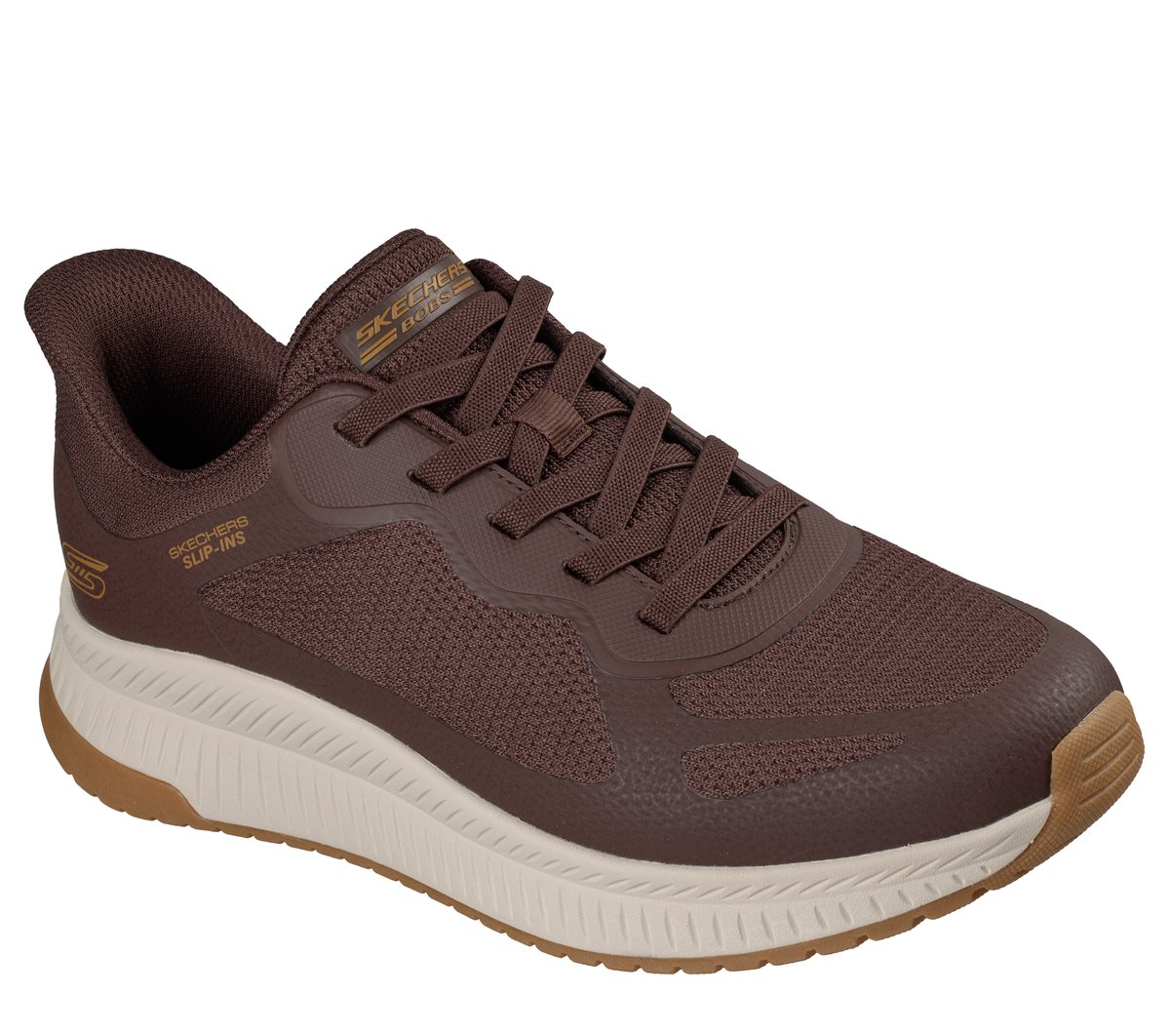 Skechers Slip-ins: BOBS Sport Squad Chaos 4 — CHOCOLATE