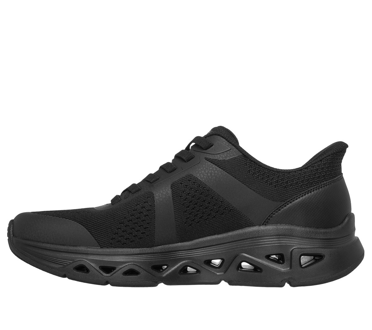 Skechers Slip-ins: BOBS Sport Arc Waves Remix - Feel Grounded — BLACK