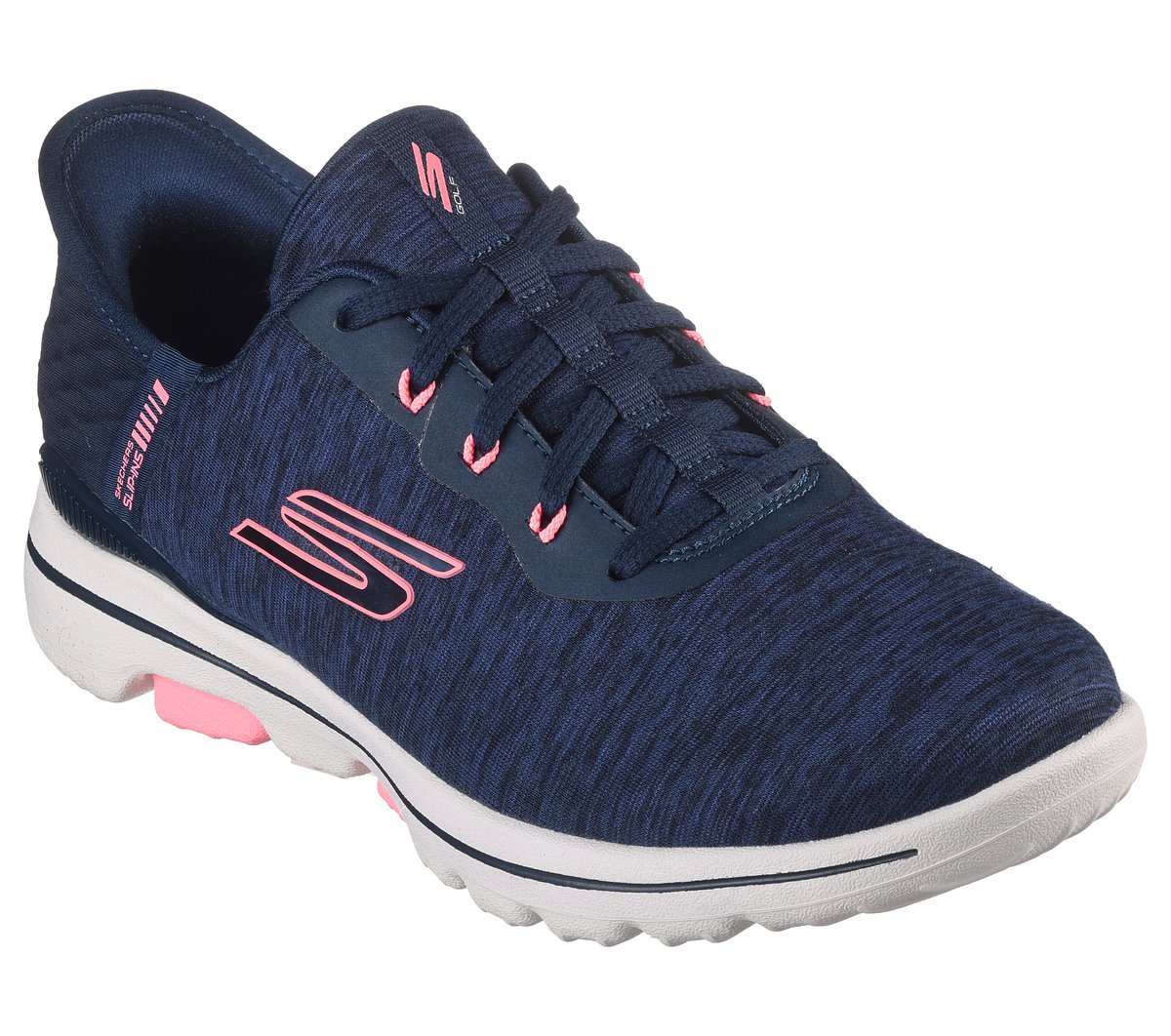 Skechers Slip-ins: GO GOLF WALK 5 - Slip-Ins — NAVY / PINK