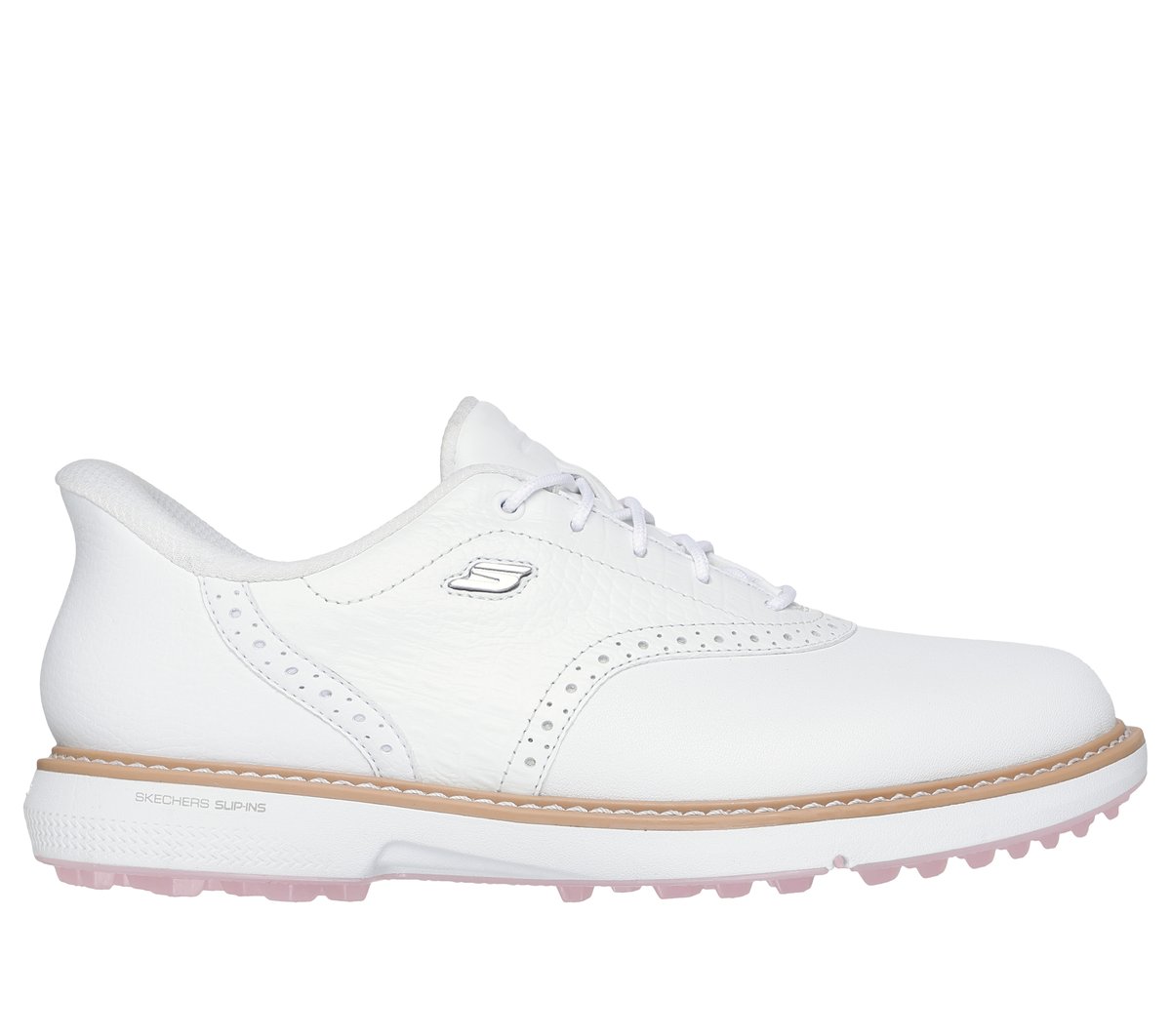 Skechers Slip-ins Waterproof: GO GOLF Prestige SL — WHITE / PINK
