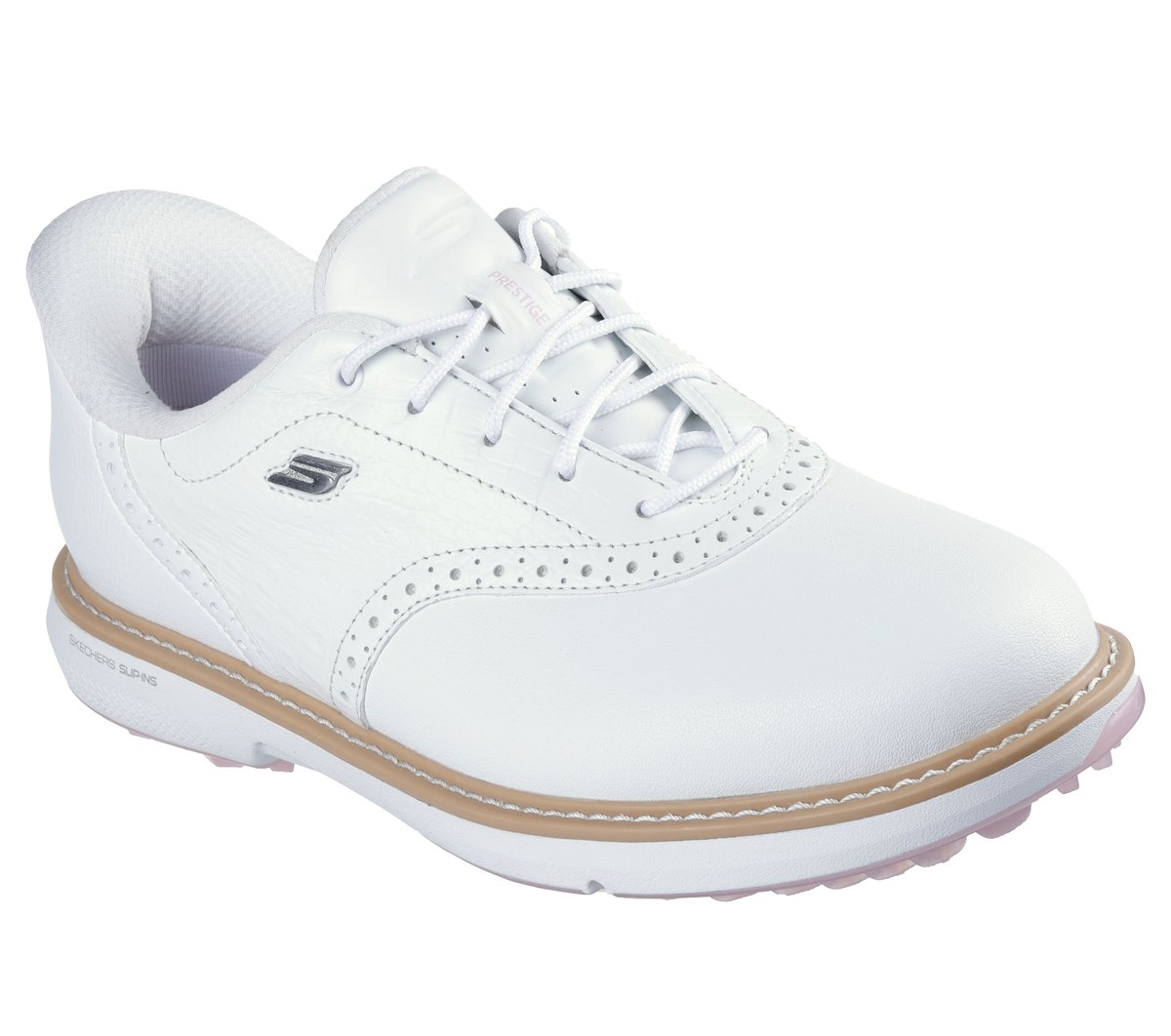 Skechers Slip-ins Waterproof: GO GOLF Prestige SL — WHITE / PINK