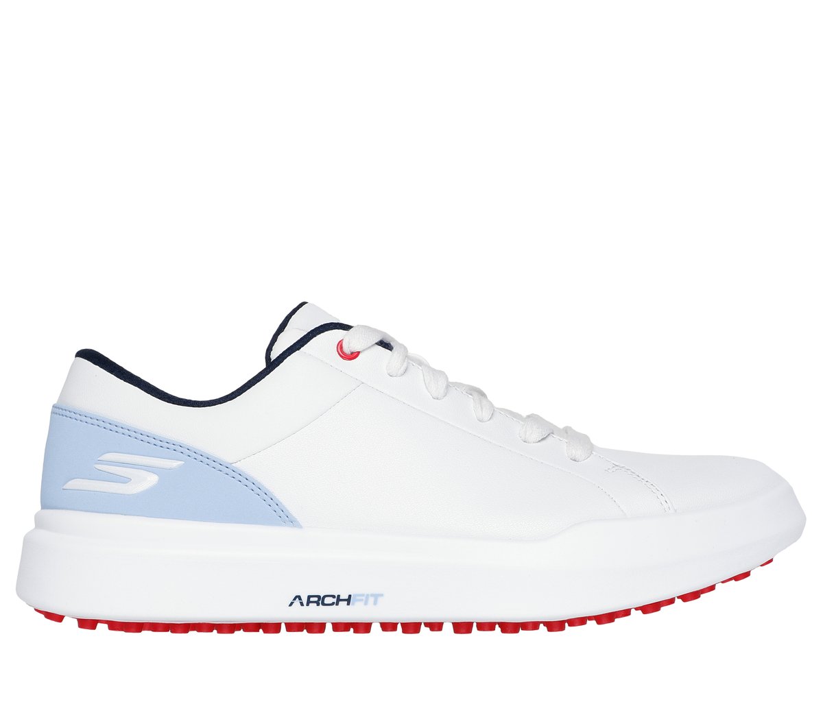 Waterproof Relaxed Fit: GO GOLF Drive 6 — WHITE / LIGHT BLUE