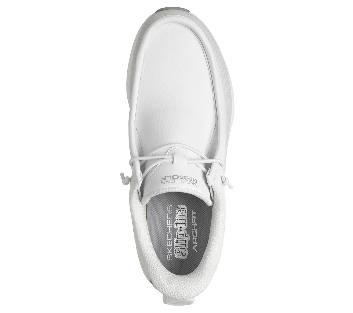 Skechers Slip-ins Golf: Flight - Moc Twist Fit — WHITE / SILVER