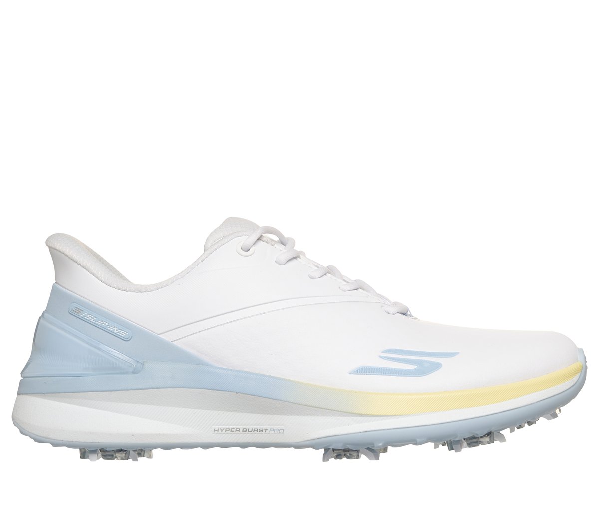 Skechers Slip-ins Golf: Blade Tour — WHITE / LIGHT BLUE