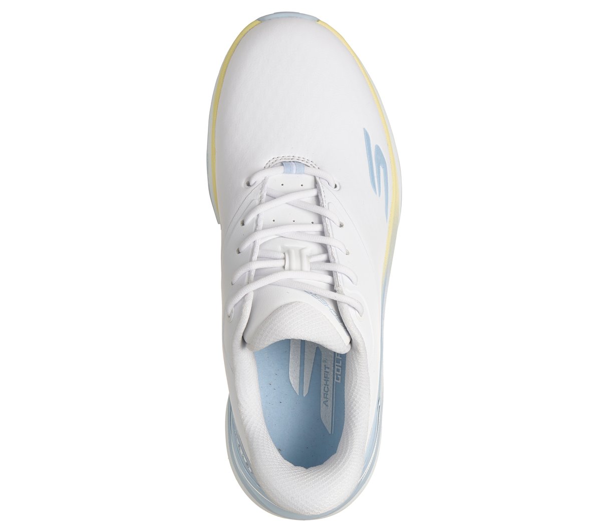 Skechers Slip-ins Golf: Blade Tour — WHITE / LIGHT BLUE