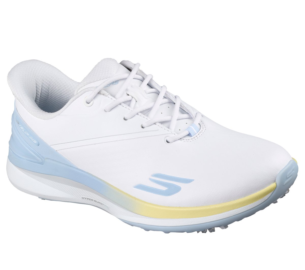 Skechers Slip-ins Golf: Blade Tour — WHITE / LIGHT BLUE