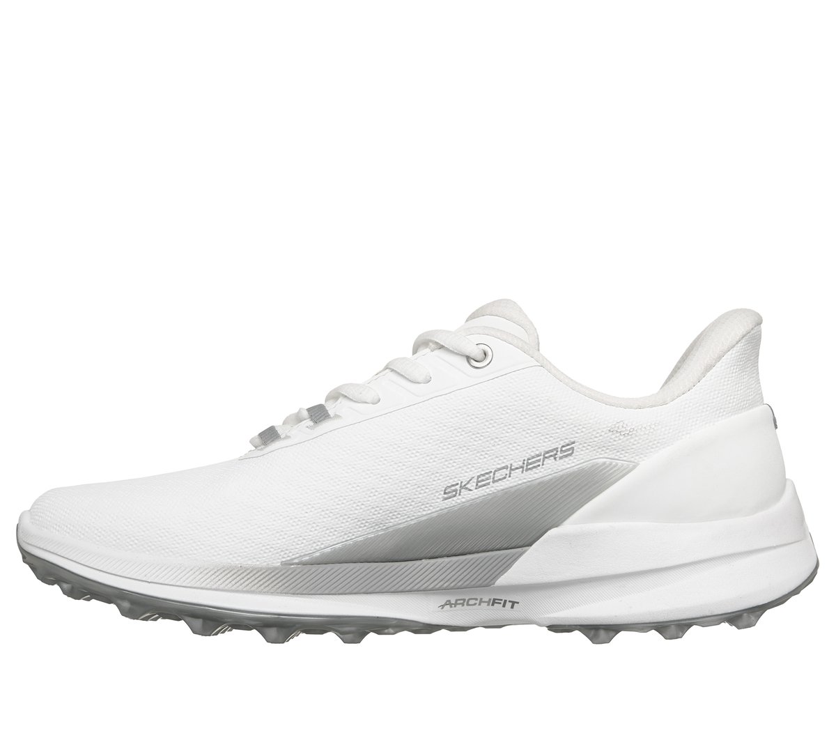Skechers Slip-ins Waterproof: Pure SI — WHITE / SILVER