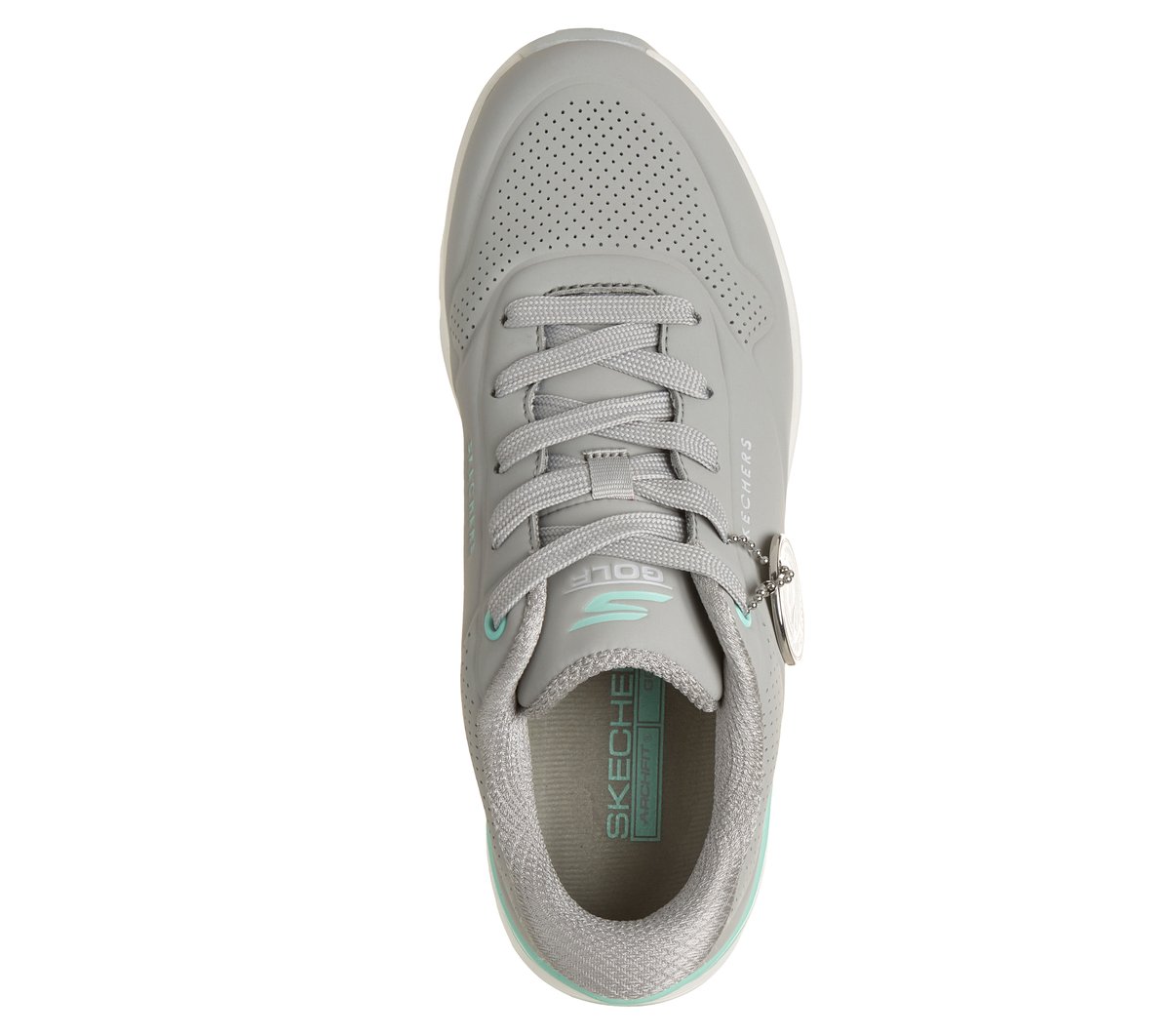 Skechers Slip-ins: UNO Golf SI — GRAY / AQUA
