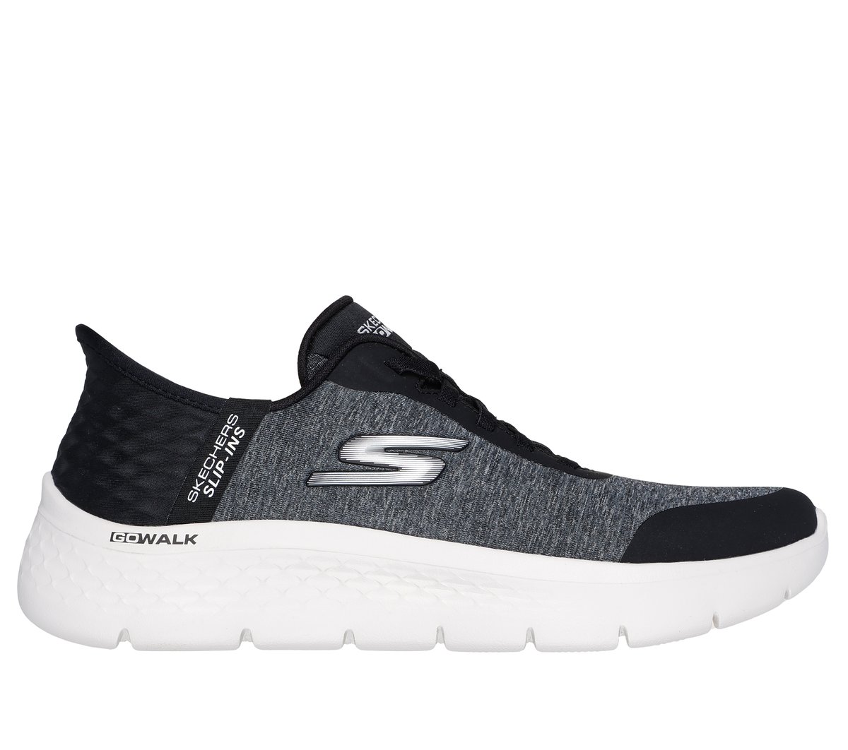 Skechers Slip-ins: GO WALK Flex - Dacey — BLACK / WHITE