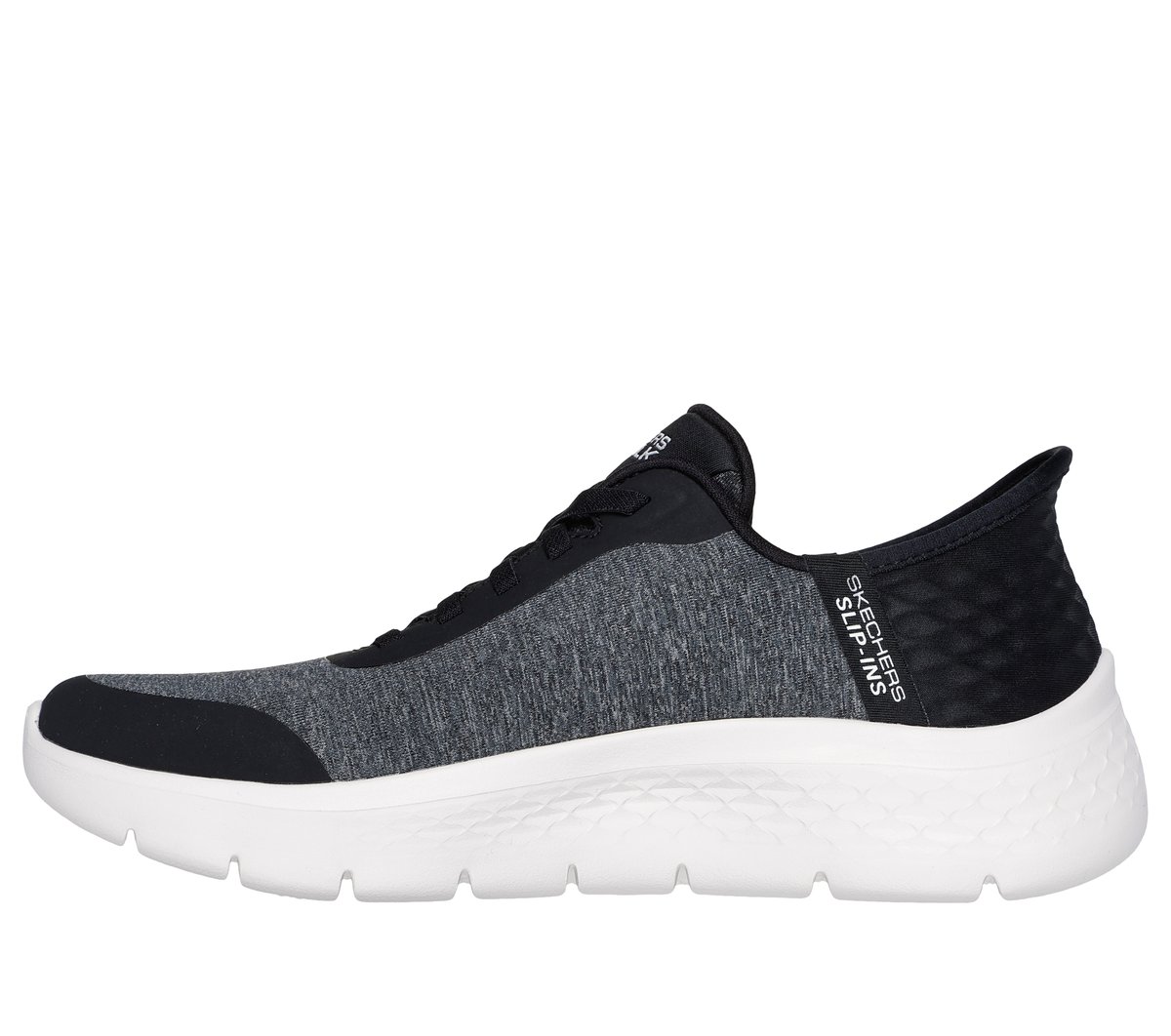 Skechers Slip-ins: GO WALK Flex - Dacey — BLACK / WHITE