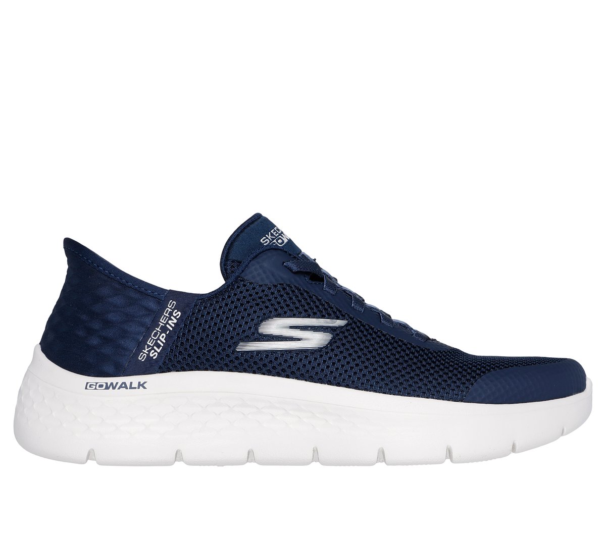 Skechers Slip-ins: GO WALK Flex - Grand Entry — NAVY / WHITE