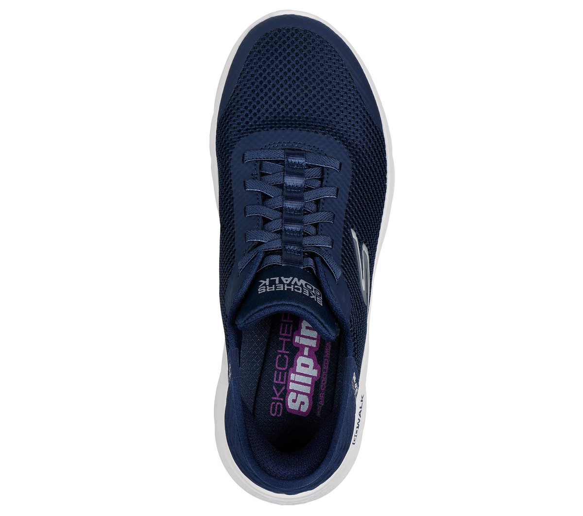 Skechers Slip-ins: GO WALK Flex - Grand Entry — NAVY / WHITE