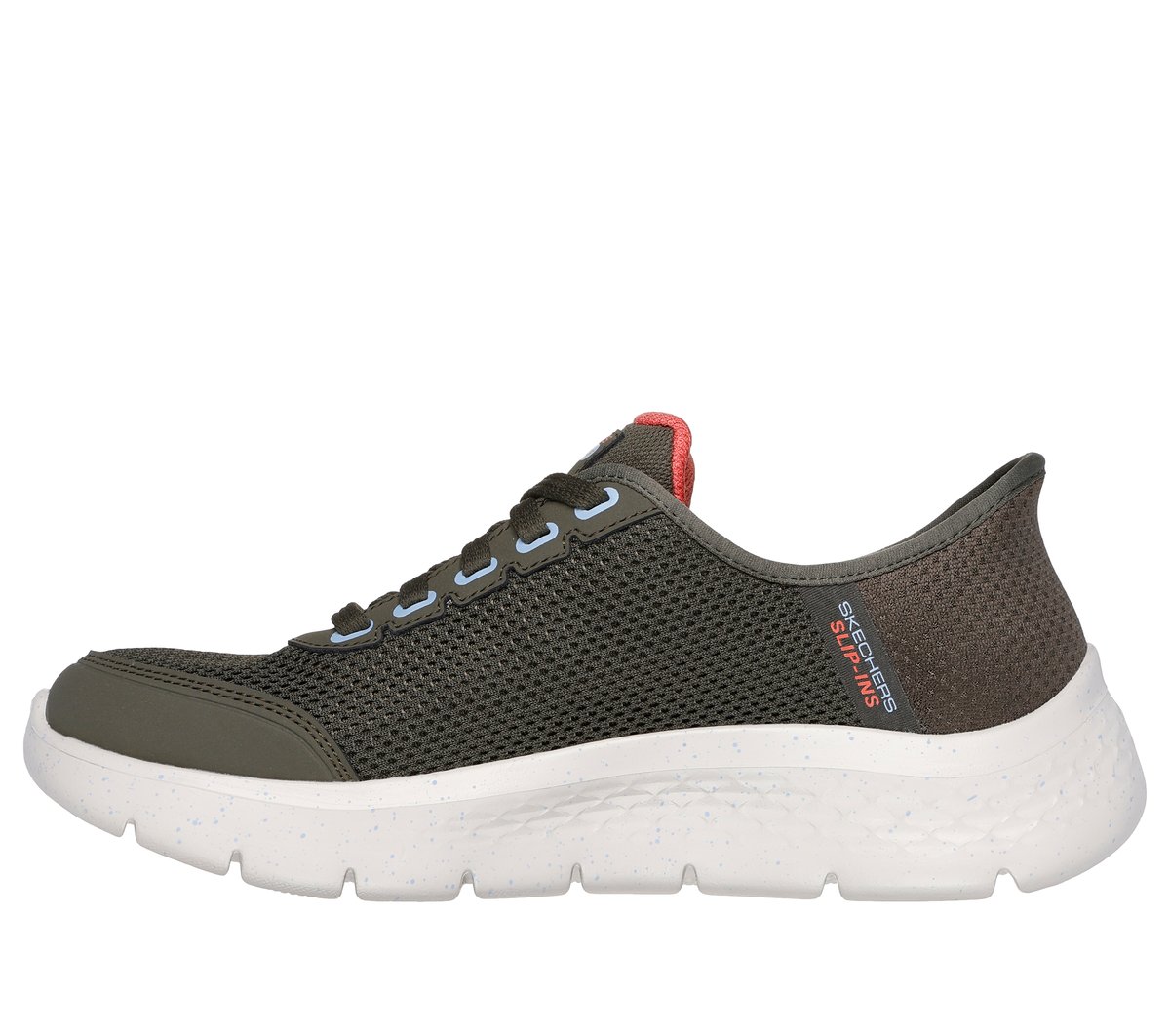 Skechers Slip-ins Waterproof: GO WALK Flex - Clear Creek — OLIVE
