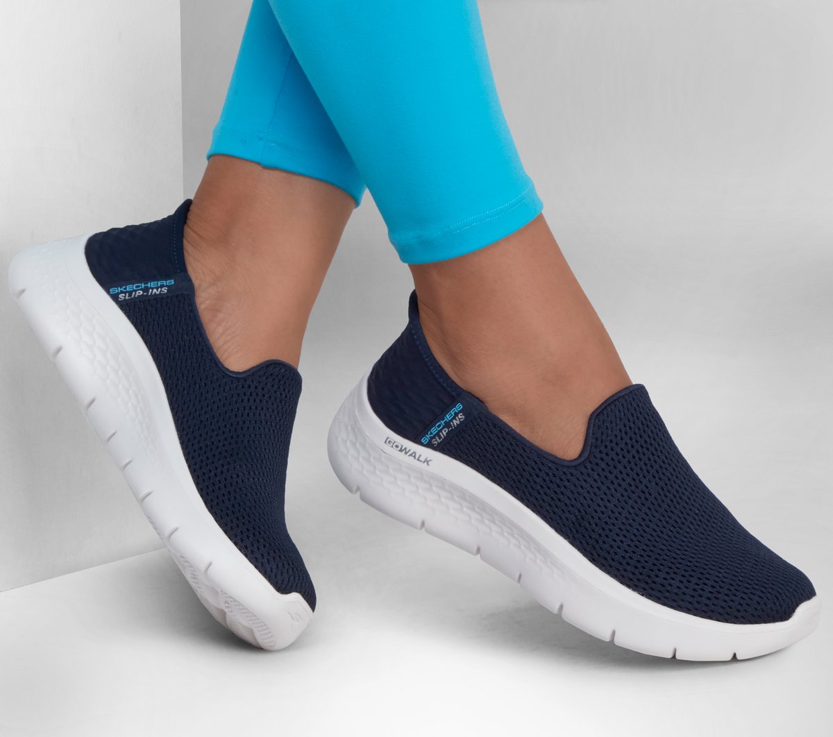 Skechers Slip-ins: GO WALK Flex - Relish — NAVY