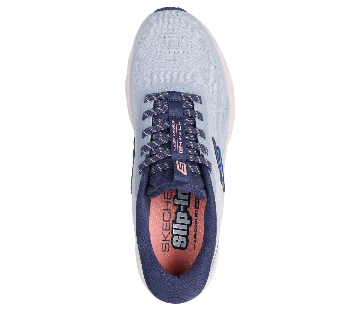 Skechers Slip-ins: GO WALK Glide-Step 2.0 - Maria — BLUE  /  PINK
