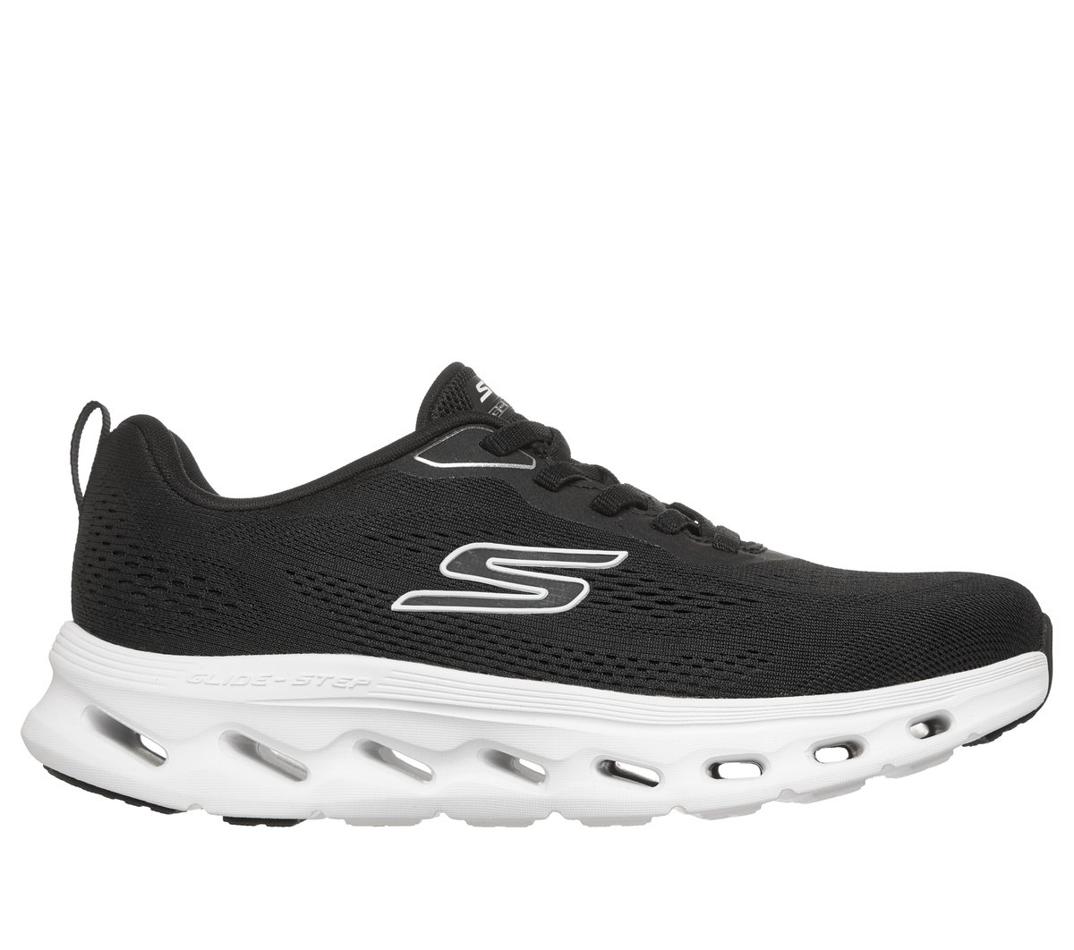 GO WALK Glide-Step 2.0 - Kristee — BLACK / WHITE